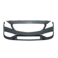 Bumper Front Primed Ptm With Tow Hook Without Active Park Assist Sensor For Mercedes - MB1000540
