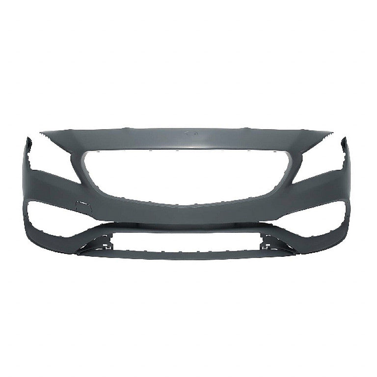 Bumper Front Primed Ptm With Tow Hook / Active Park Assist Sensor Capa For Mercedes - MB1000541C