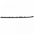 Bumper Molding Front Driver Side Upper Ptd Bright Black With Night Pkg For Mercedes - MB1046142