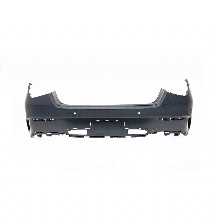 Bumper Rear Primed Ptm With Park Assist Sensor/ Amg Capa For Mercedes - MB1100453C