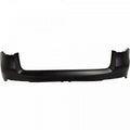 Bumper Rear Upper Primed Ptm Without Park Assist Sensor / Reflector Holes For Mercedes - MB1114106