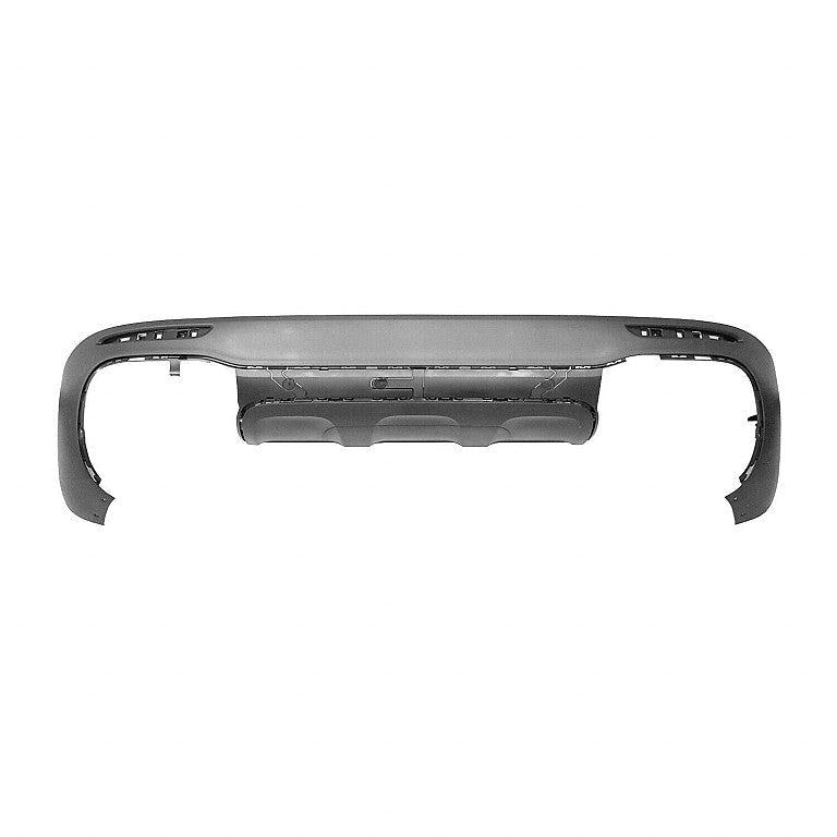 Bumper Rear Lower Textured Black Without Park Assist Sensor / Amg For Mercedes - MB1115129
