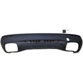 Bumper Rear Lower Textured Black With Tow Hook / 4 Park Assist Sensor Without Amg For Mercedes - MB1115133