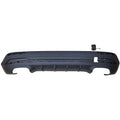 Bumper Rear Lower Textured Black With Tow Hook/Amg Without Park Assist Sensor For Mercedes - MB1115135