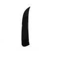 Bumper Molding Rear Driver Side Vertical Bright Black With Amg For Mercedes - MB1146123