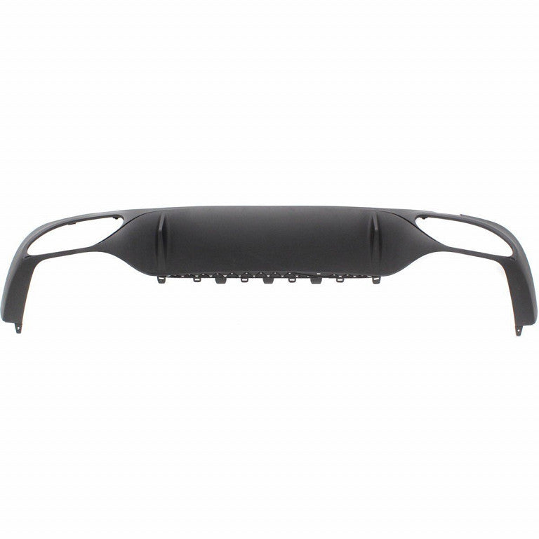 Valance Rear Lower Textured Black Finish Without Luxury For Mercedes - MB1195119