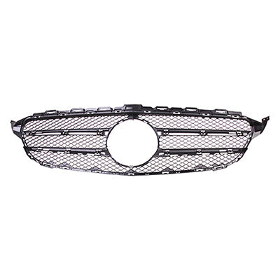 Grille Inner Matte Dark Gray For Mercedes - MB1200172