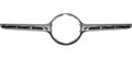 Grille Molding Center Silver Single Bar Style Without Camera For Mercedes - MB1210133
