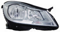 Head Lamp Passenger Side Halogen Chrome Housing Sdn Without Cornering Lamp Capa For Mercedes - MB2503187C