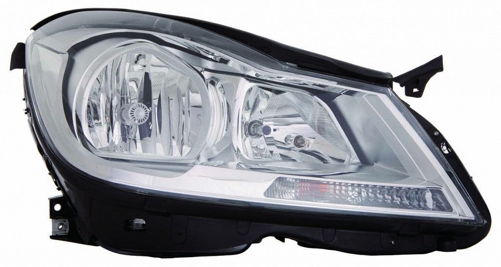 Head Lamp Passenger Side Halogen Chrome Housing Sdn Without Cornering Lamp High Quality For Mercedes - mb2503187