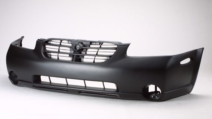 Bumper Front Primed With Fog Lamp Hole Capa For Nissan - NI1000174C