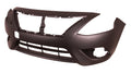Bumper Front Primed Without Chrome Moulding Ptm For Nissan - NI1000299