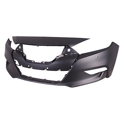 Bumper Front Primed With Sensor Hole Capa For Nissan - NI1000310C
