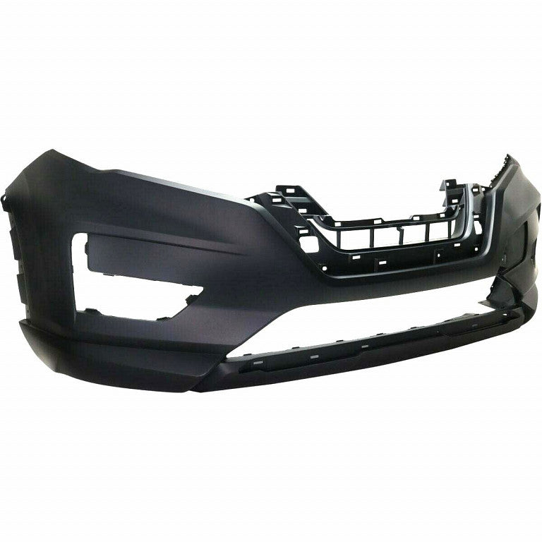 Bumper Front Primed With Textured Lower/Tow Hook Hole For Nissan - NI1000316