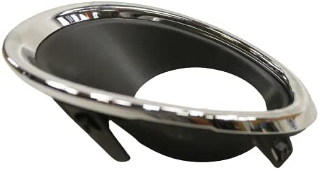 Fog Lamp Bezel Front Driver Side Textured Black With Chrome Finish For Nissan - NI1038156