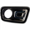 Fog Lamp Bezel Front Passenger Side Smoke Chrome Textured Black For Nissan - NI1039170