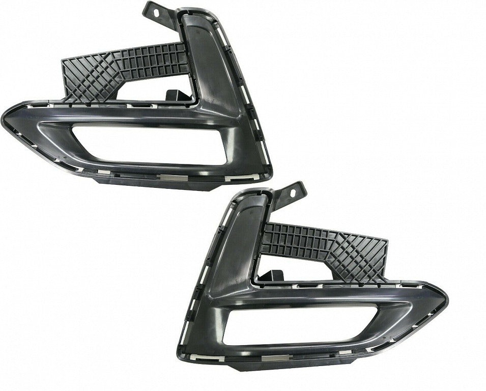Fog Lamp Bezel Front Passenger Side Ptd Gloss Black For Nissan - NI1039173