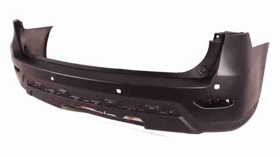 Bumper Rear Partial Primed Black With Sensor Hole With Hitch Hole Capa For Nissan - NI1100293C
