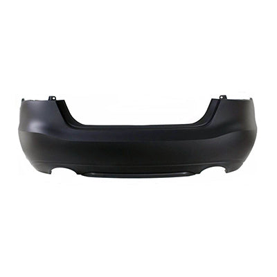 Bumper Rear Primed Without Sensor Hole With Textured Lower Center Body Line Band For Nissan - NI1100307