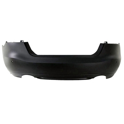 Bumper Rear Primed With Sensor Ho/Textured Lower Center Body Line Band Capa For Nissan - NI1100308C