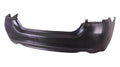 Bumper Rear Primed With Textured Lower Without Sensor For Nissan - NI1100309