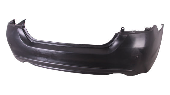 Bumper Rear Primed With Textured Lower Without Sensor For Nissan - NI1100309