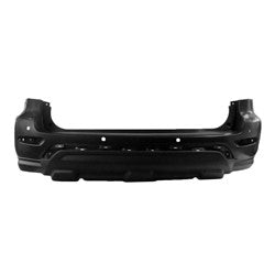 Bumper Rear Primed With Textured Lower With Sensor Without Trailer Hitch For Nissan - NI1100315