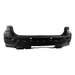 Bumper Rear Primed With Textured Lower With Sensor/Trailer Hitch For Nissan - NI1100316