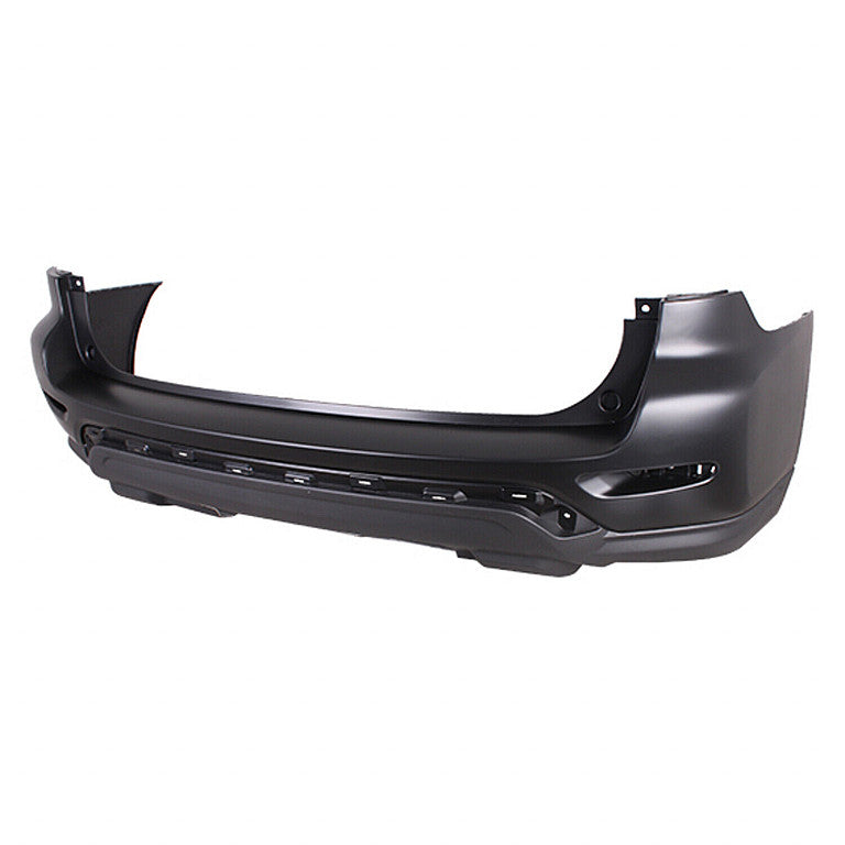 Bumper Rear Primed With Trailer Hitch Without Sensor For Nissan - NI1100327
