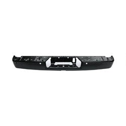 Bumper Step Face Bar Rear Black Without Sensor Steel For Nissan - NI1102168