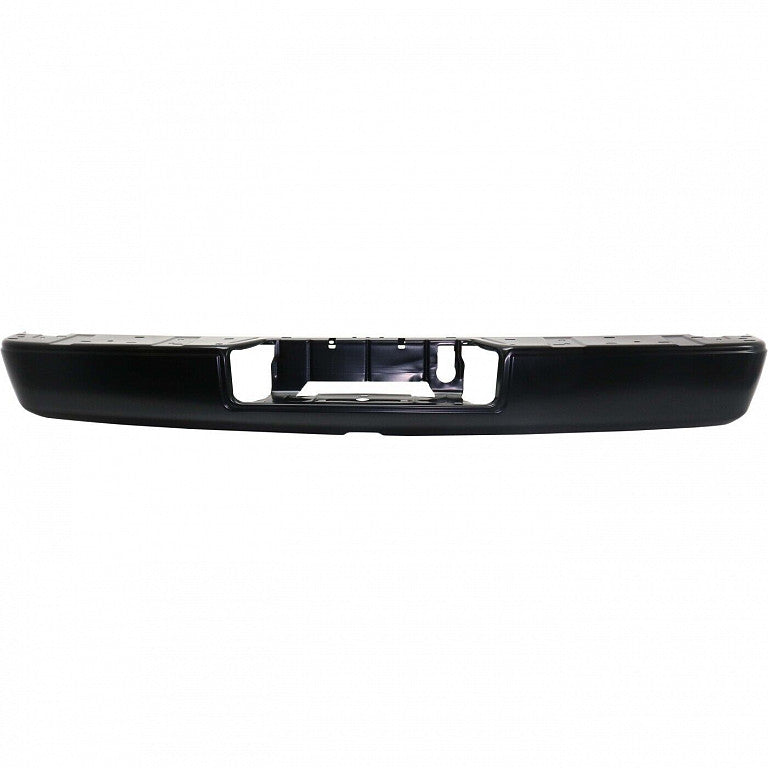 Bumper Rear Assy Black With Bar/Pad With Trailer Plug Cutout Without Park Assist Sensor Capa For Nissan - NI1103132C