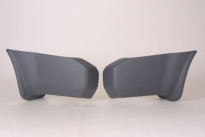 Bumper End Rear Driver Side Matt Gray Textured For Nissan - NI1104114
