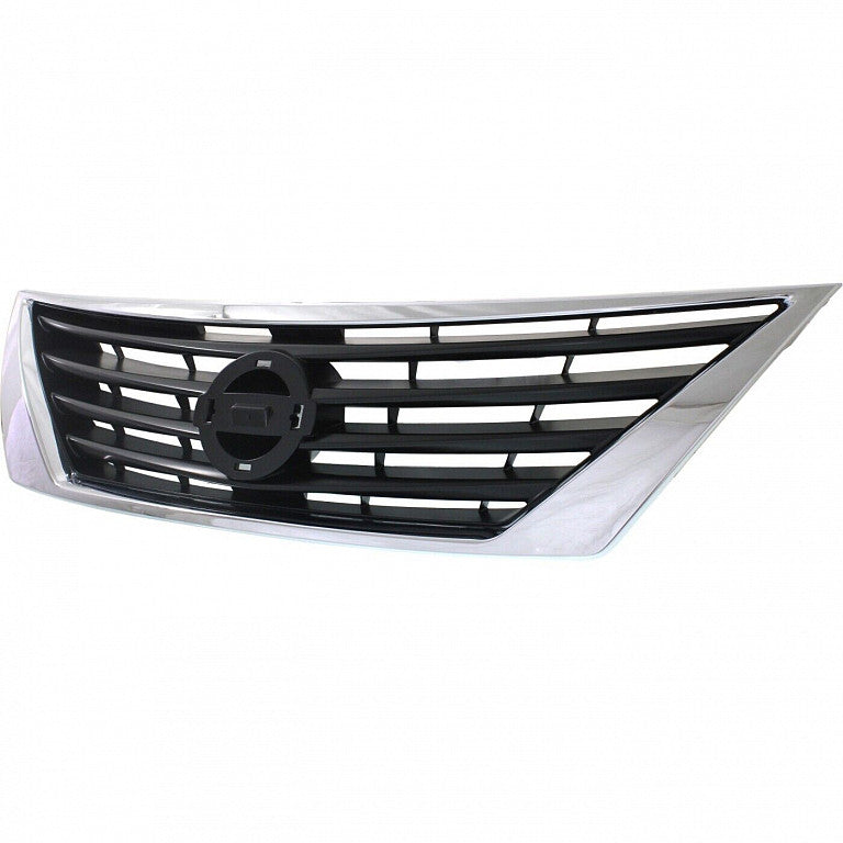 Grille Black With Chrome Moulding For Nissan - NI1200247