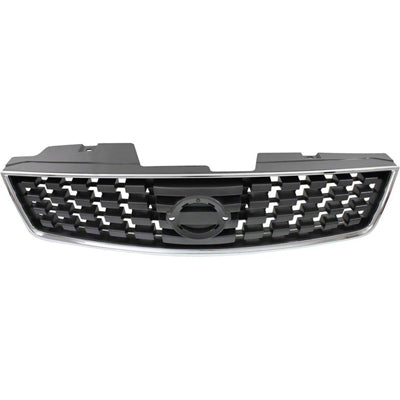 Grille Painted Dark Silver/Black With Chrome Frontame 2.0L For Nissan - NI1200248