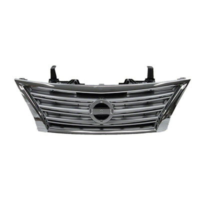 Grille Chrome/Silver For Nissan - NI1200252