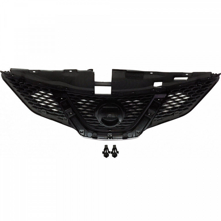 Grille Ptd Black With Chrome Moulding Without Camera For Nissan - NI1200288