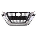 Grille Ptd Black With Smoked Moulding Without Camera Sr Model For Nissan - NI1200293U