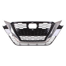 Grille Ptd Black With Smoked Moulding Without Camera Sr Model For Nissan - NI1200293U