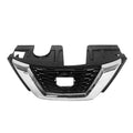 Grille Front Black With Chrome Molding Without Camera For Nissan - NI1200295