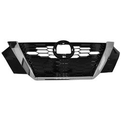 Grille Bright Black/Chrome Without Camera With Tow Cover S/Sv Model For Nissan - NI1200316