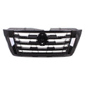 Grille Front Ptd Black With Black Frontame Use With Camera For Nissan - NI1200328