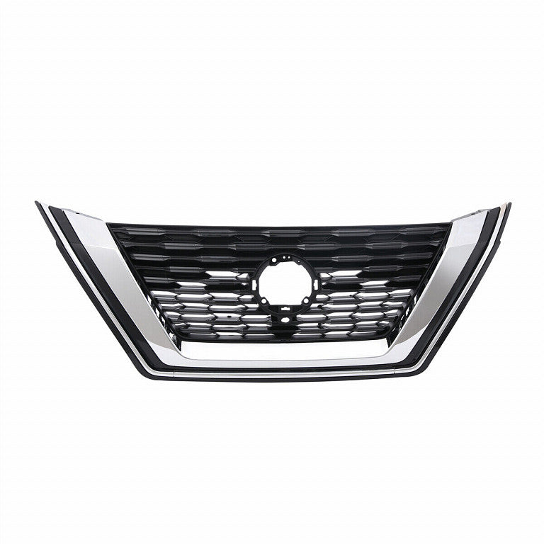 Grille Front Gloss Black With Chrome Molding Without Camera Japan Built For Nissan - NI1200329