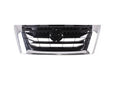 Grille Front Ptd Black With Chrome Molding Exclude Rock Greek Models For Nissan - NI1200331