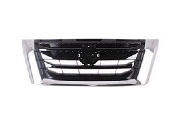 Grille Front Ptd Black With Chrome Molding Exclude Rock Greek Models For Nissan - NI1200331