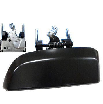 Door Handle Rear Passenger Side Outer Black Ptm For Nissan - NI1521105