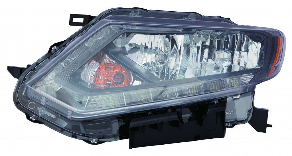 Head Lamp Driver Side Halogen Usa Built With Led Drl Capa For Nissan - NI2502226C