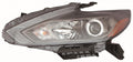 Head Lamp Driver Side Halogen With Black Bezel Without Led Daytime Running Lightreturn Restricted - Final Sale - No Warranty Coverage For Nissan - NI2502249C