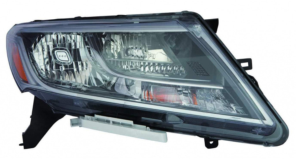 Head Lamp Passenger Side Halogen Chrome Bezel High Quality For Nissan - ni2503221