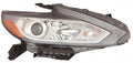Head Lamp Passenger Side Halogen With Chrome Bezel Without Led Daytime Running Light Capareturn Restricted - Final Sale - No Warranty Coverage For Nissan - NI2503247C