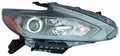 Head Lamp Passenger Side Halogen With Black Bezel Without Led Daytime Running Light High Qualityreturn Restricted - Final Sale - No Warranty Coverage For Nissan - ni2503249